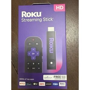Roku Streaming Stick HD Media Player with Voice Remote 2025 Model